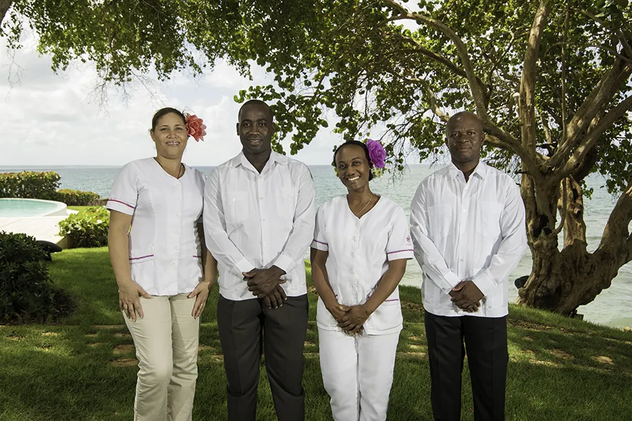 Additional villa staff for events and large groups