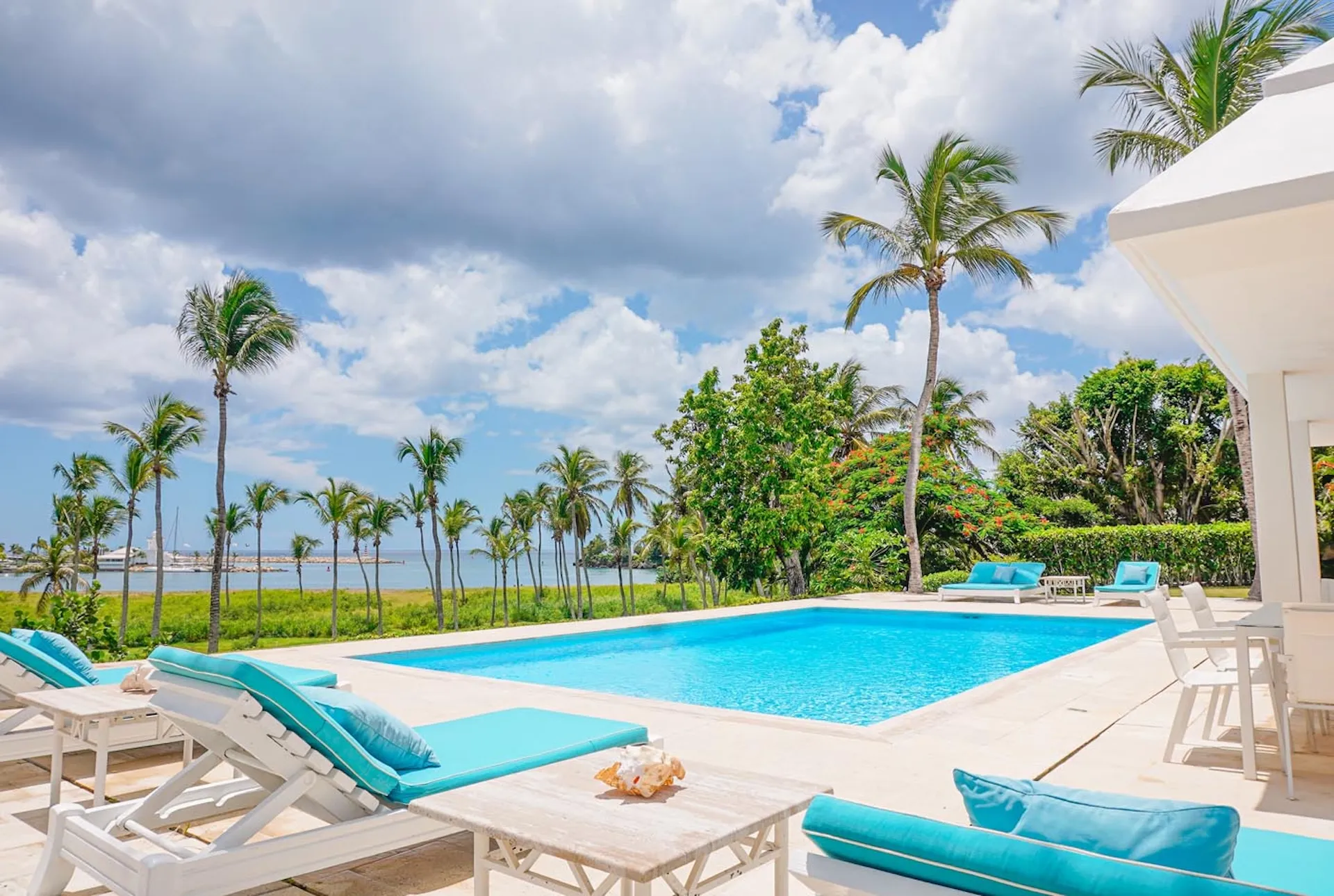 Casa de Campo® villa rental pool and garden — wellness-coded stay for spa visitors