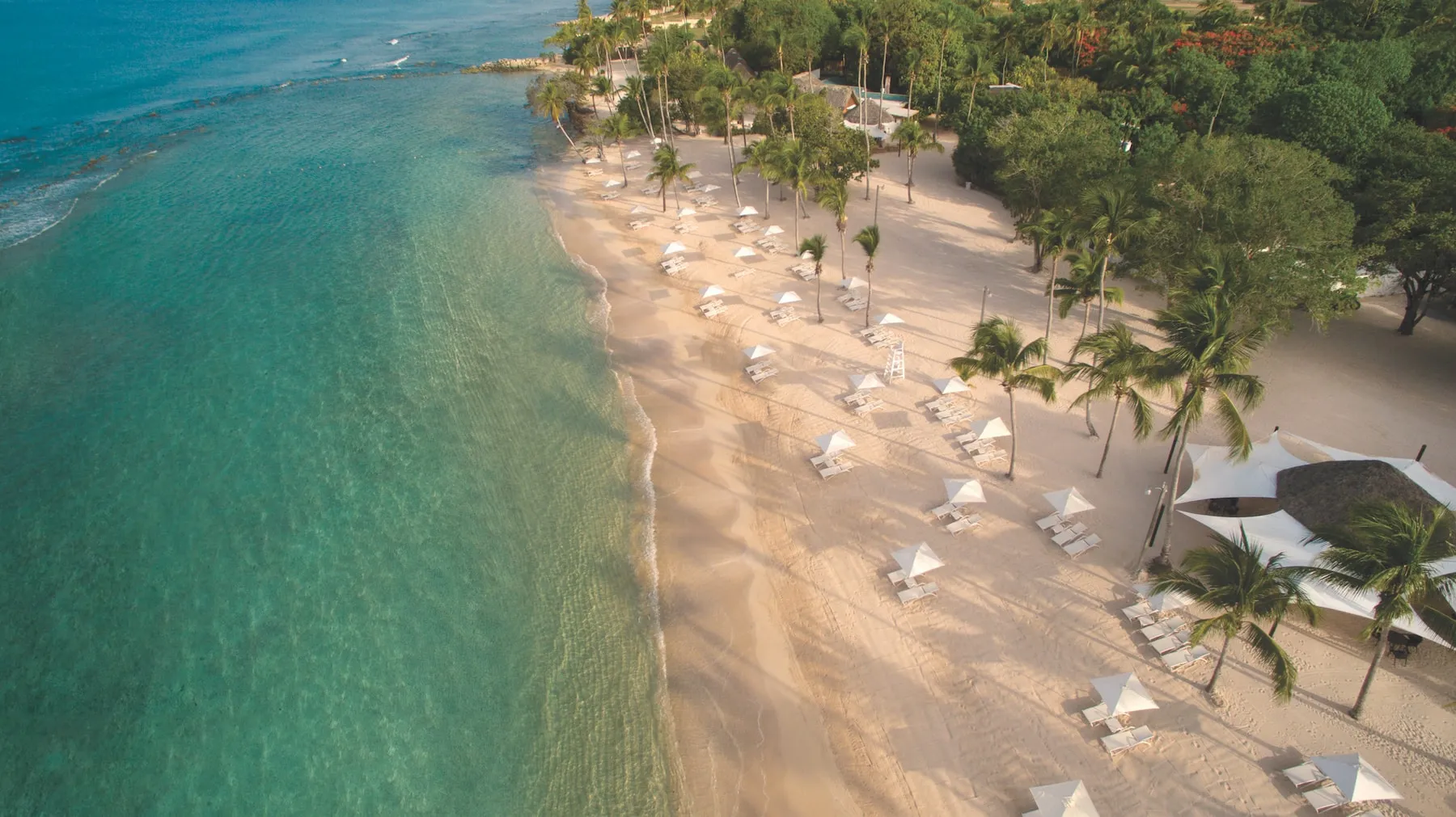Minitas Beach at Casa de Campo® Resort – private white sand beach with cabanas La Romana