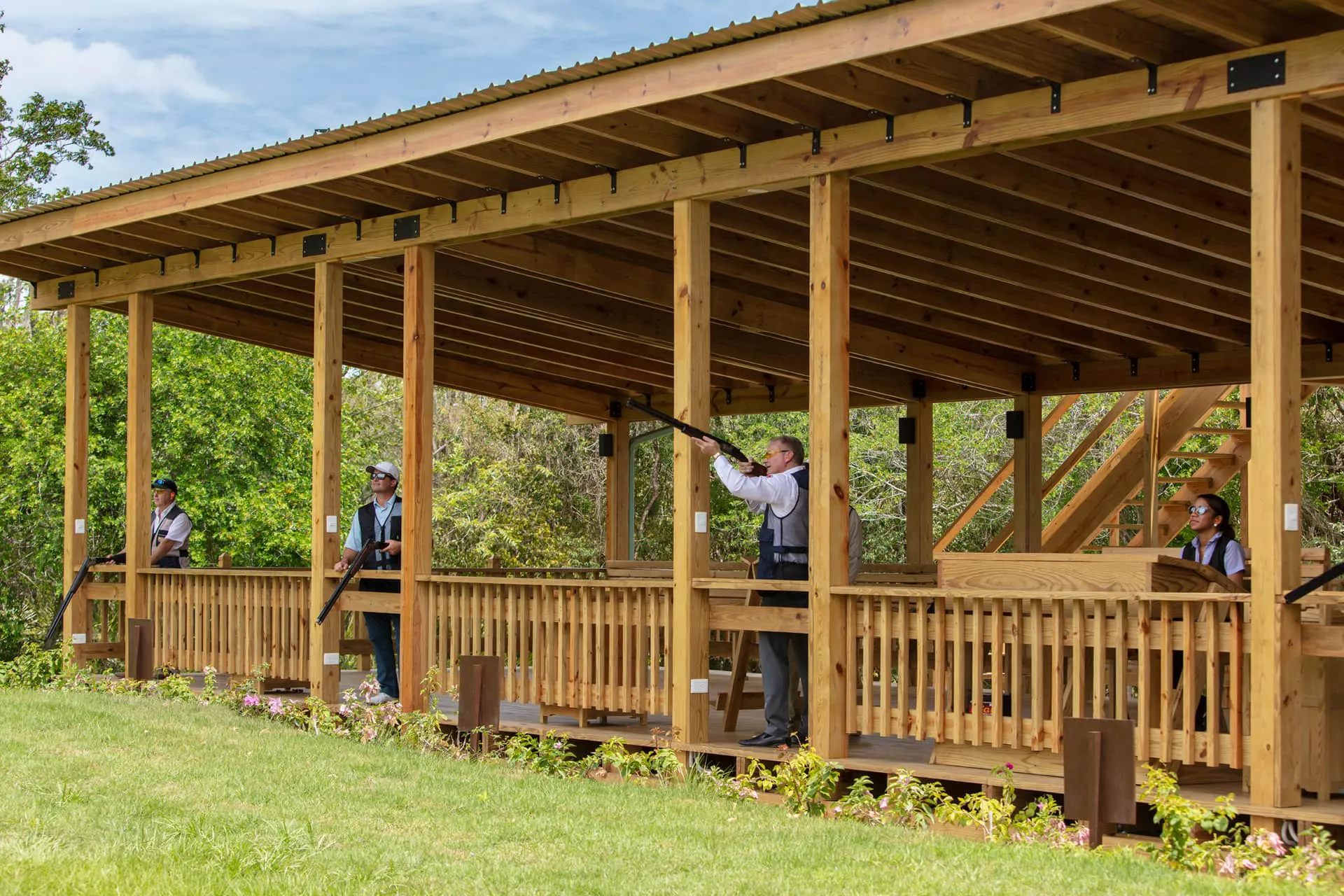 Caribbean resort shooting grounds – skeet and sporting clays