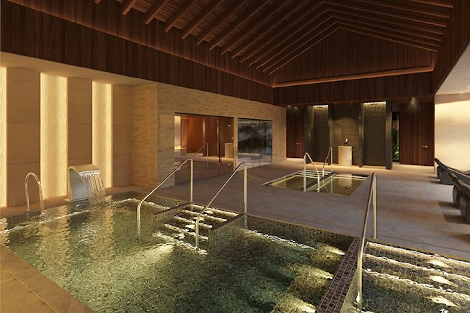 Hydrotherapy pool – available to villa rental guests