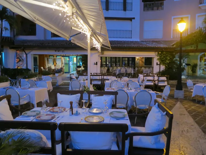 Limoncello restaurant at the Marina – Italian dining in the Dominican Republic