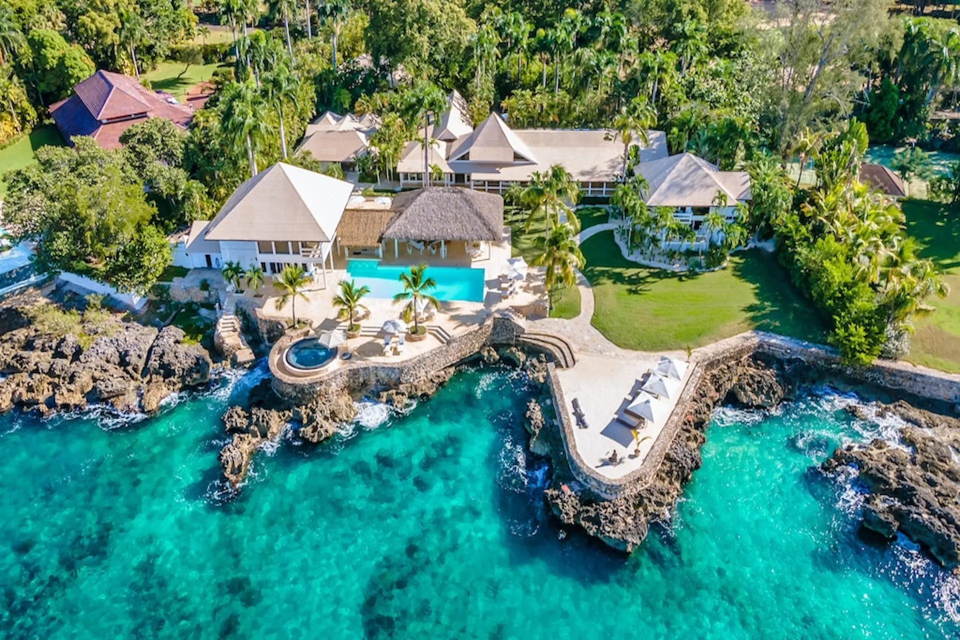 Casa Aguila cliffside estate at Casa de Campo® Punta Águila