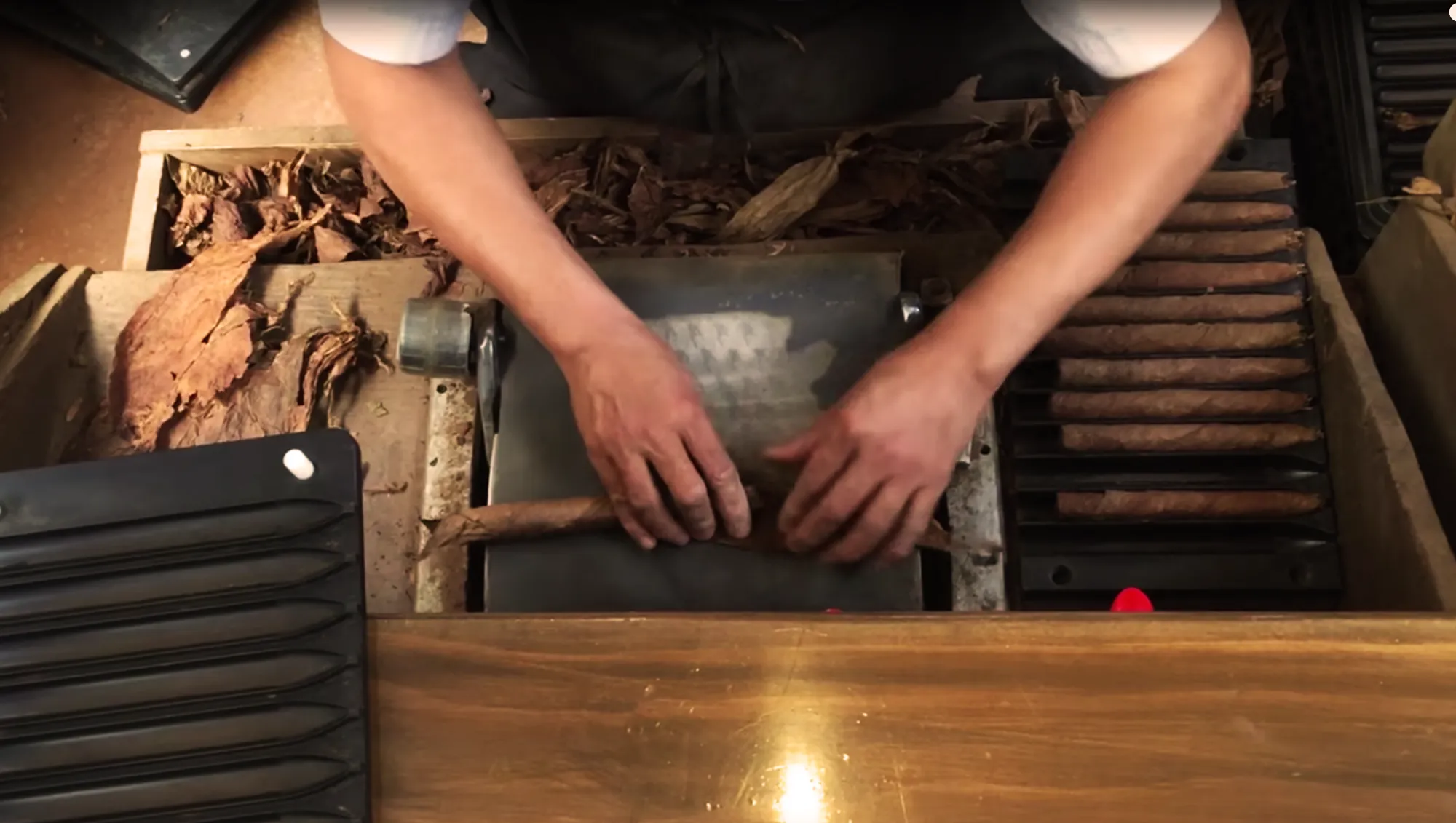 Hand-rolling premium cigars in the Dominican Republic