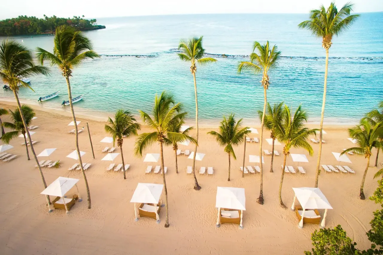 Minitas Beach at casa de campo resort – private white sand beach with cabanas La Romana