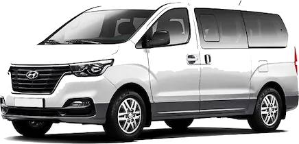 Hyundai H1 passenger van for group airport transfers from Punta Cana (PUJ) to Casa de Campo