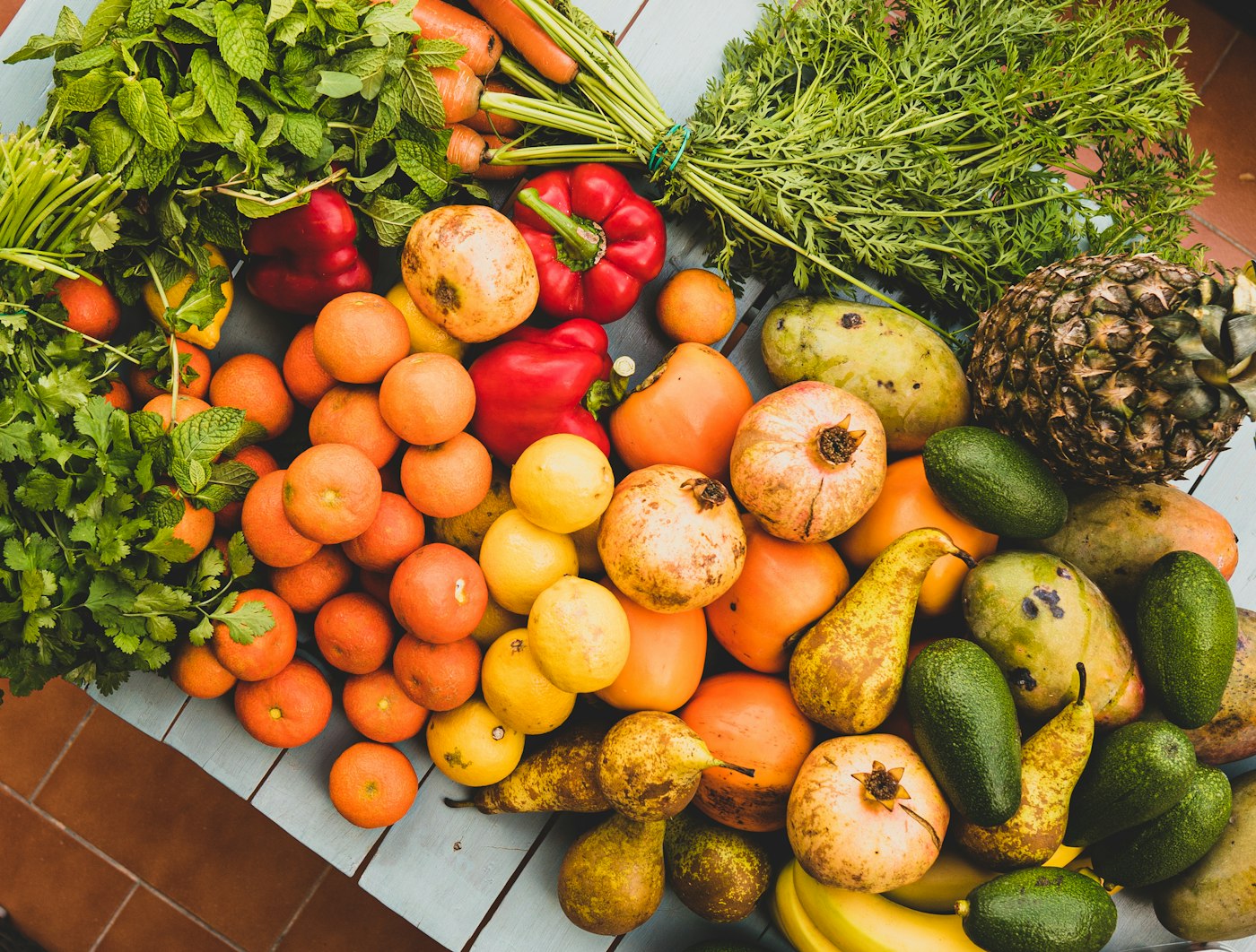 Fresh tropical fruit and produce delivered to a Casa de Campo villa before arrival