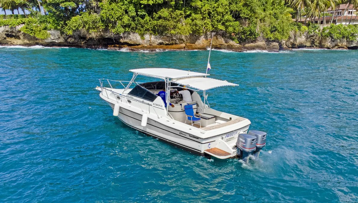 Scorpio yacht charter at Casa de Campo® Marina